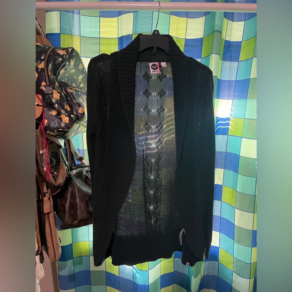 Roxy S crochet sweater